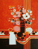 Bouquet Fond Rouge Limited Edition by Frédéric Menguy