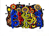 Dancing Trees, 1999 Limited Edition by Etienne Rebel