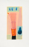 Blue Pear with Vase, 2000 Spesialversjon av Russel Baker