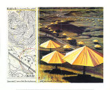 The Yellow Umbrellas II Reproductions pour les collectionneurs par Christo 