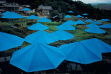The Blue Umbrellas, c.1984 Collectable Print by Christo 