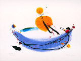 Glueckspilz - Uebermalung, 2000 Sérigraphie par Brigitta Zeumer