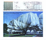 Wrapped Trees I Collectable Print by Christo 