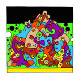 Denkpuzzle, 2001 Poster par Oliver Loetz