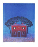 Haus in Arezzo - Blau Edition limitée par Folkert Rasch