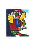 Der Clown Pósters por Otmar Alt