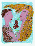 Anemonenpaar Limited Edition by Werner Reuber