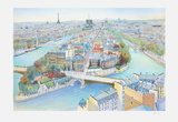 Paris, Panorama Vers Louest I Limited Edition by Rolf Rafflewski