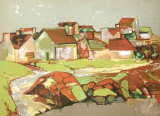 Village I Limited Edition by Eliane Thiollier