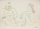 Comédie Humaine : 27.1.54. XIV Collectable Print by Pablo Picasso