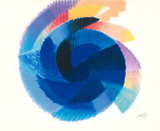 Rotation Blau Láminas por Heinz Mack Rotation Blau Láminas por Heinz Mack