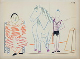 Comédie Humaine : 30.1.54. III Sammlerdrucke von Pablo Picasso