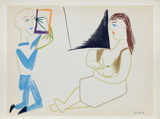 Comédie Humaine : 29.1.54. V Reproductions pour les collectionneurs par Pablo Picasso
