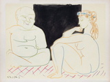 Comédie Humaine : 27.1.54. I Sammlerdrucke von Pablo Picasso
