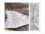 Over the River VII: Above Reproductions pour les collectionneurs par Christo 