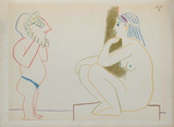 Comédie Humaine : 29.1.54. III Reproductions pour les collectionneurs par Pablo Picasso
