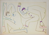 Comédie Humaine : 31.1.54 II Collectable Print by Pablo Picasso