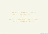 Le Miel Aime le Rouge Spesialversjon av Jean-pierre Bertrand Le Miel Aime le Rouge Spesialversjon av Jean-pierre Bertrand