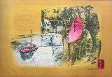 Bord du Lac V Collectable Print by Lebadang