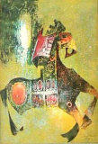 Cheval en Habit de Fete III Collectable Print by Lebadang