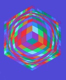 Composition No. 39 Edition limitée par Victor Vasarely