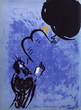 La Bible - Moise Recoit les Tables de la Loi Edition limitée par Marc Chagall