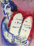 La Bible - Moise III Limited edition van Marc Chagall La Bible - Moise III Limited edition van Marc Chagall