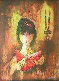 Portraits - Lecture Collectable Print by Lebadang 