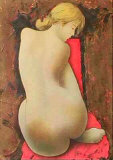 Nu a la Chaise Rouge Edition limitée par Alain Bonnefoit