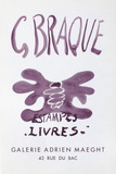 Expo Estampes Livres Trykk-samleobjekter av Georges Braque Expo Estampes Livres Trykk-samleobjekter av Georges Braque