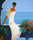 Sur la Terrasse Fleurie Limited Edition by Emile Bellet