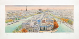Paris, Panorama Vers Louest II Limited Edition by Rolf Rafflewski