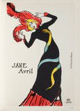 Jane Avril II Edition limitée par Henri de Toulouse-Lautrec