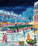 Neige Sur les Quais Limited Edition by Jean-claude Picot