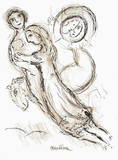 Plafond de Lopera - Romeo et Juliette Lámina coleccionable por Marc Chagall
