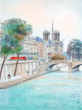 Paris, L'Ile de la Cite Edition limitée par Rolf Rafflewski