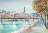 Paris, Le Pont des Arts III Edition limitée par Rolf Rafflewski