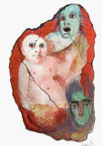 Trois Personnages Collectable Print by Leonor Fini