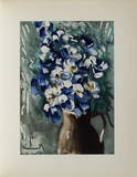 Les Delphiniums, 1955 Edition limitée par Maurice de Vlaminck