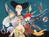 Personnages Collectable Print by Olle Svanlund