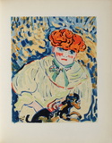 Femme au Chien, 1906 Edition limitée par Maurice de Vlaminck