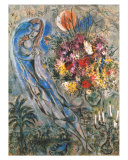 Les Amoureux en Gris Collectable Print by Marc Chagall