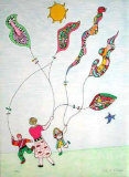 Mechant-Mechant - Enfants et Cerfs-Volants Limitierte Auflage von Niki De Saint Phalle