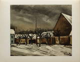 Les Tilleuls Sous la Neige, 1952 Limited Edition by Maurice de Vlaminck