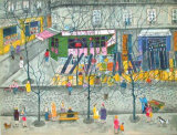 Le Cafe Chez Pedro Collectable Print by Nathalie Chabrier