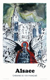 Affiches Sncf - Alsace Collectable Print by Salvador Dalí