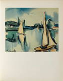 Voiliers Sur la Seine, 1908 Edition limitée par Maurice de Vlaminck