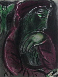 La Bible - Job Desespere Limited edition van Marc Chagall La Bible - Job Desespere Limited edition van Marc Chagall