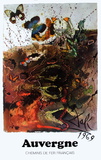 Affiches Sncf - Auvergne Sammlerdrucke von Salvador Dalí