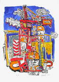 Le chantier Collectable Print by Christophe Ronel